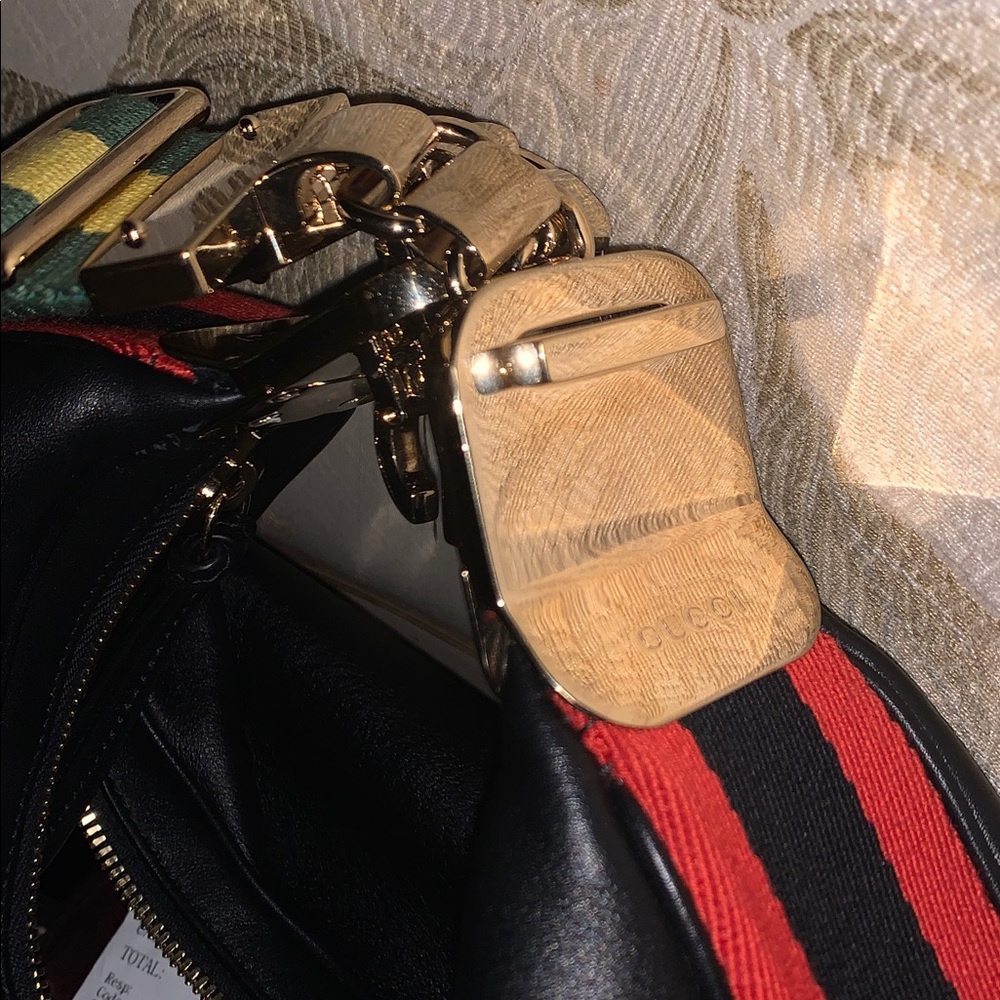 Gucci Black Leather Attache Bag Medium - Picture 9 of 17